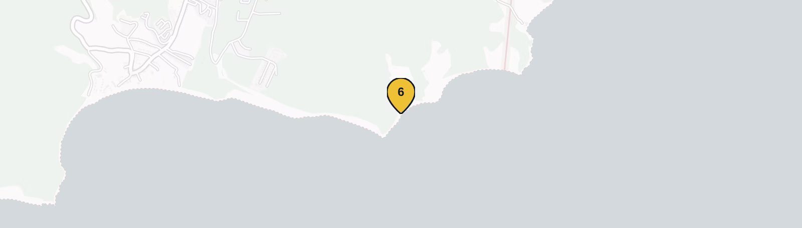 Map showing Avdimou Beach