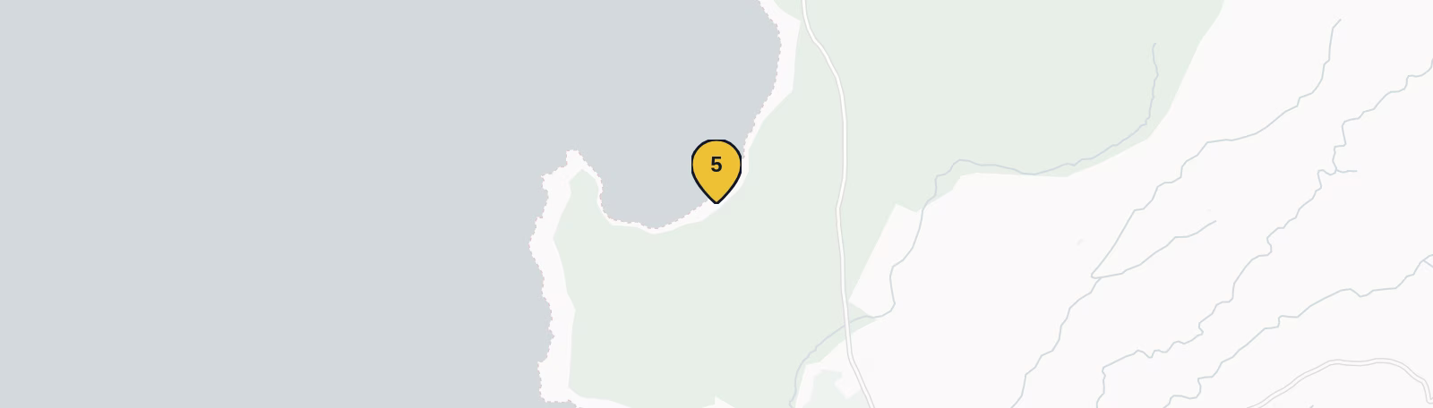Map showing Lara Beach
