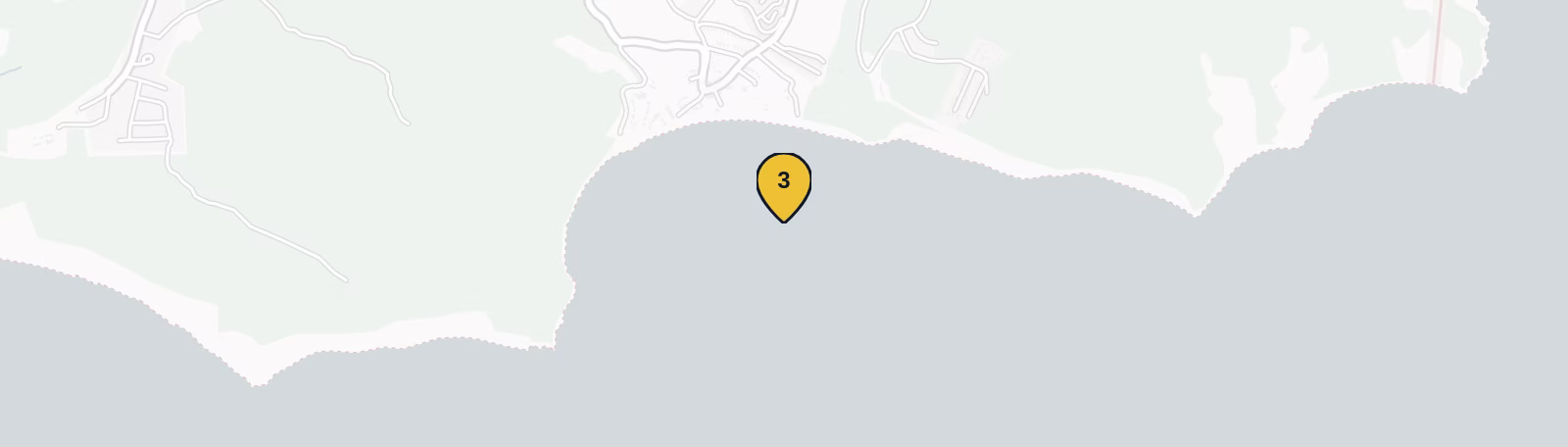 Map showing Pissouri Bay