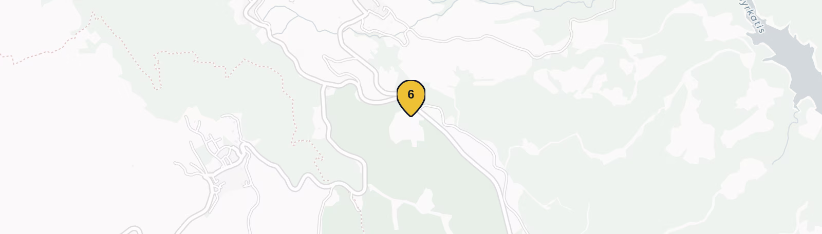 Map showing Dafermou Winery / Ktima Dafermou