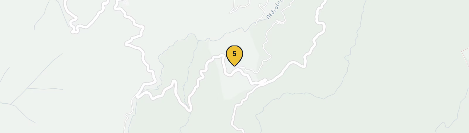 Map showing Holy Monastery of Panagia Machaira