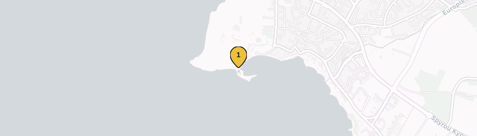 Map showing Paphos Harbour