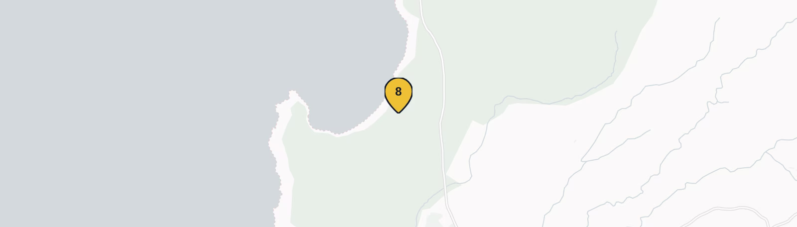 Map showing Lara Beach Parking and Information Center