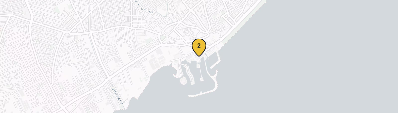 Map showing Limassol Marina