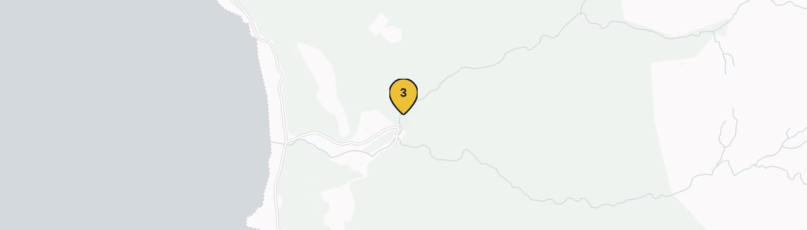 Map showing Avakas Gorge Nature Trail