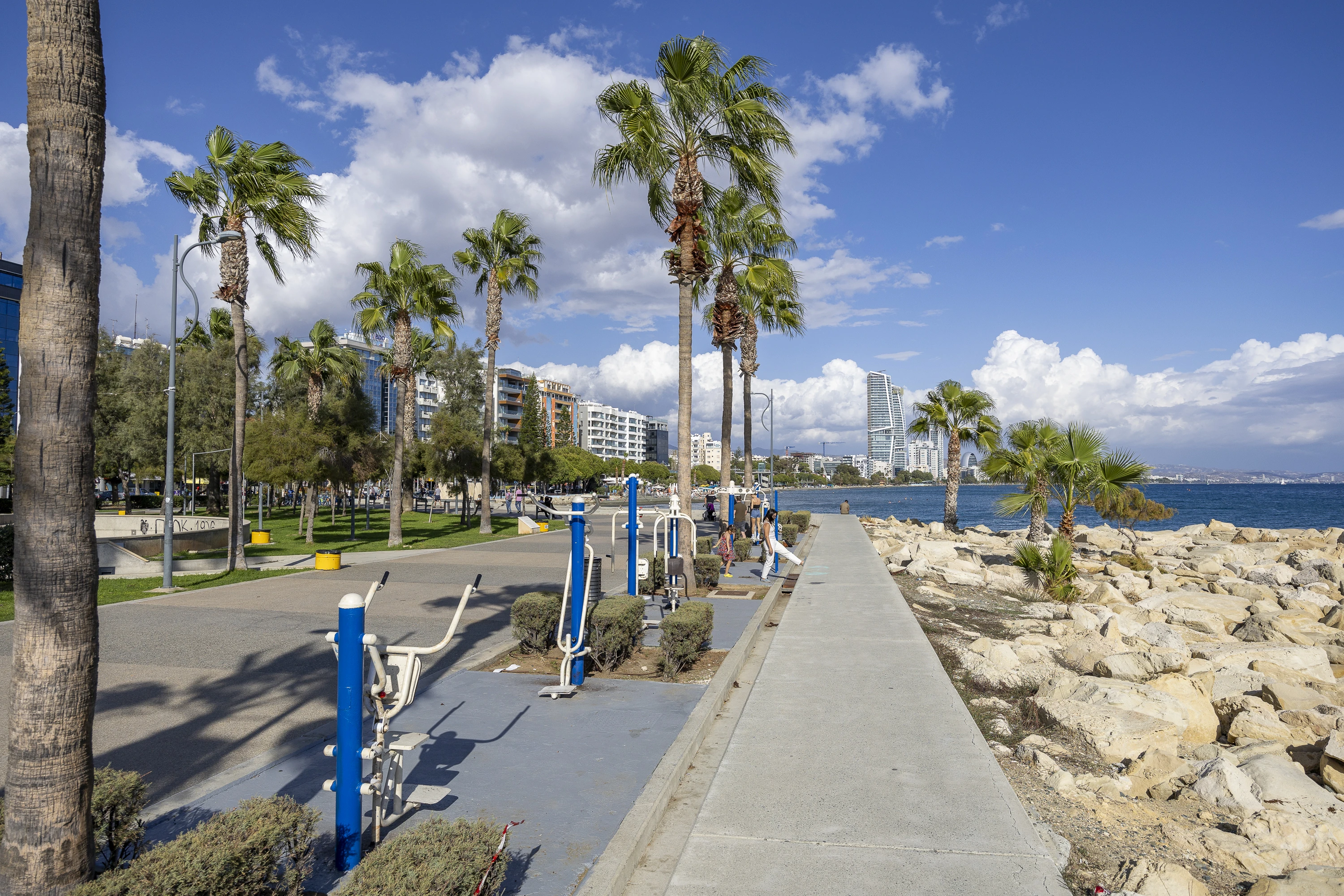 Limassol Molos promenade and waterfront