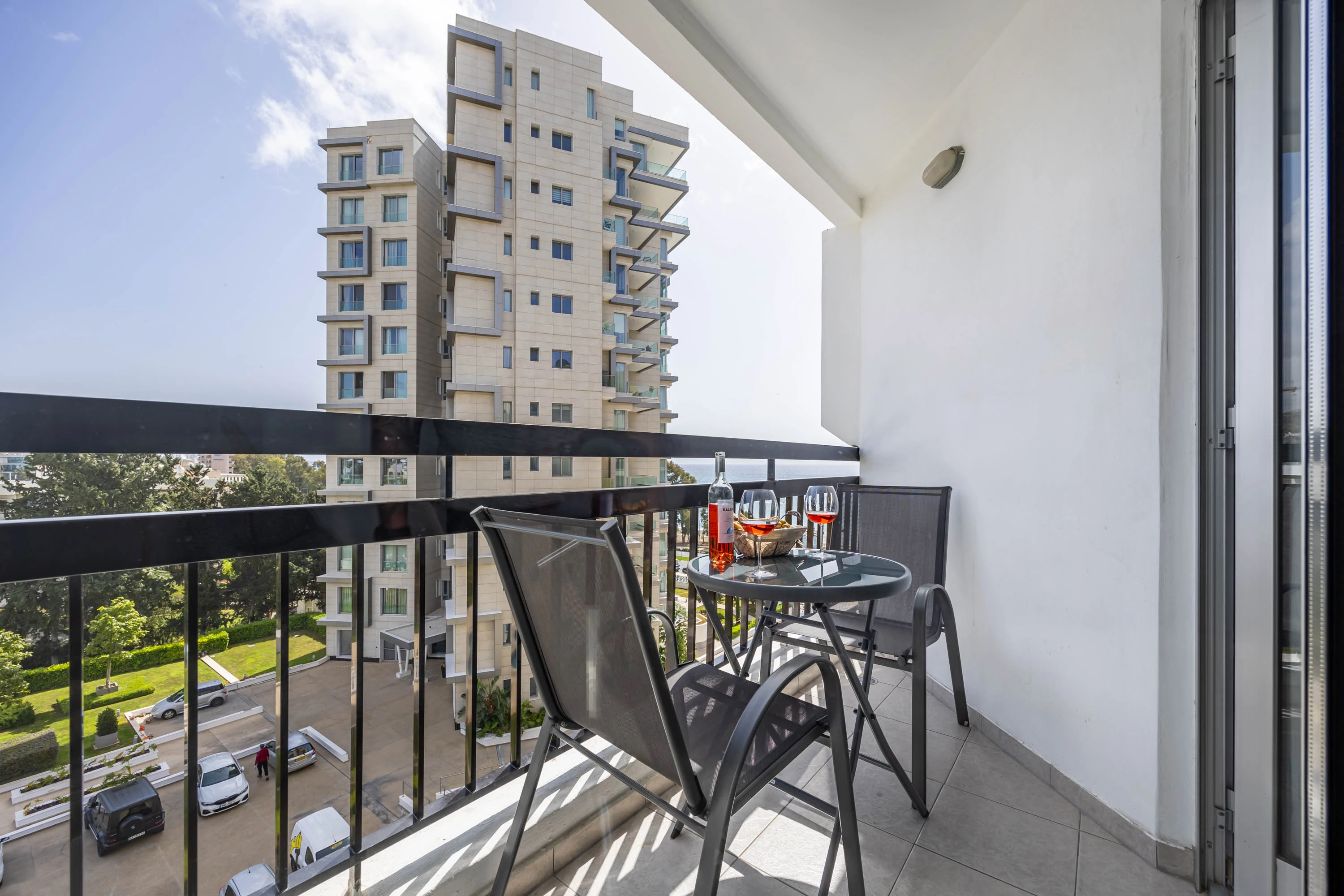 Marathon Beach area with pool and sea views near Limassol