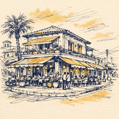 Coffee Island Ayios Tychonas - Artistic Impression