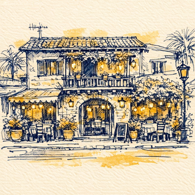 Kokkinos Tavern - Artistic Impression