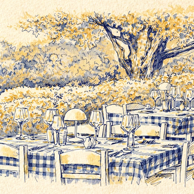 Pithari Tavern - Artistic Impression